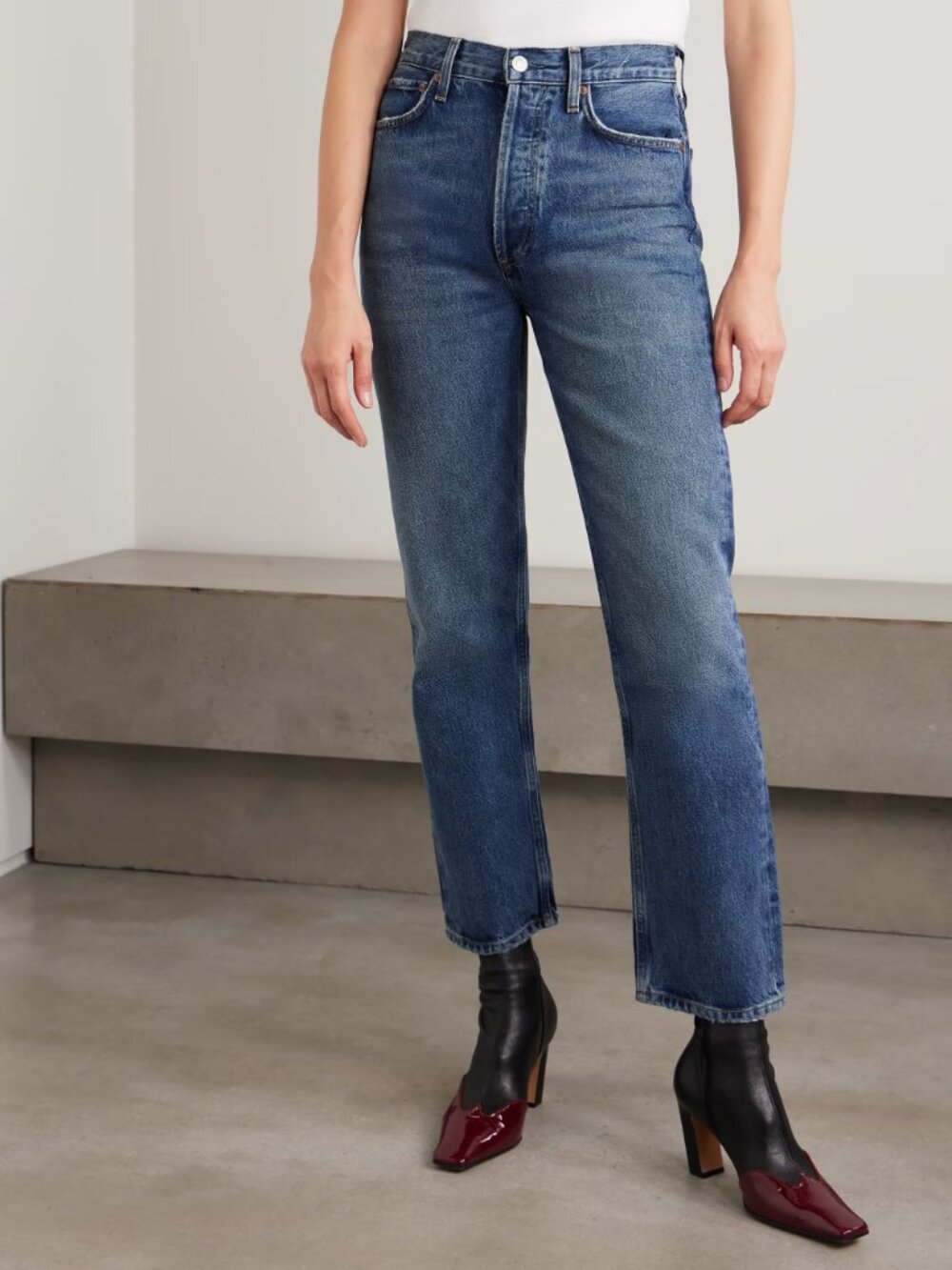 Agolde Women's Blue and Navy Jeans